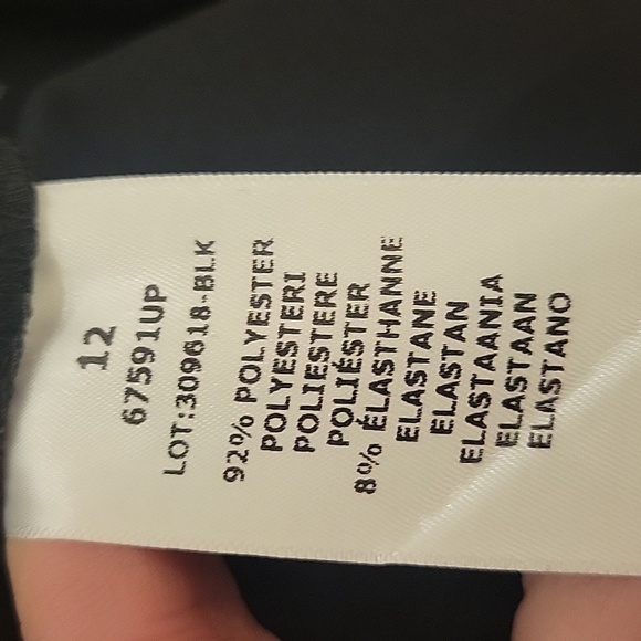 NWT Up! Palermo Luxury Black Bootleg Pant 12 - Picture 7 of 10